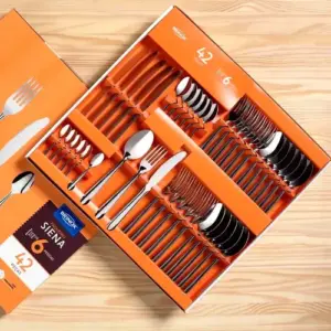 Faqueiro Brinox Siena em Aço Inox – 42 Peças
